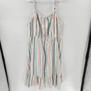 Lane bryant 20 dress beach stripe plus size summer vacation